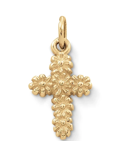 James Avery Jewelry 14K Gold Margarita Cross Charm