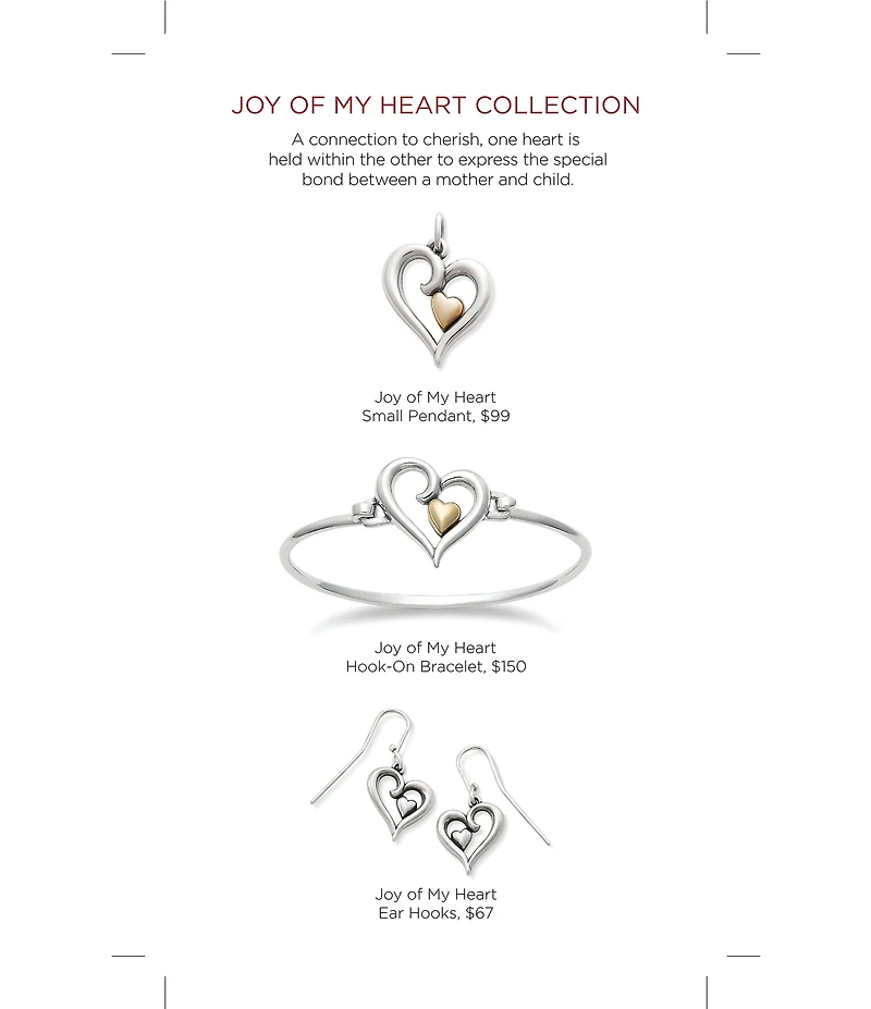 James Avery Joy of My Heart Small 14K Pendant Charm