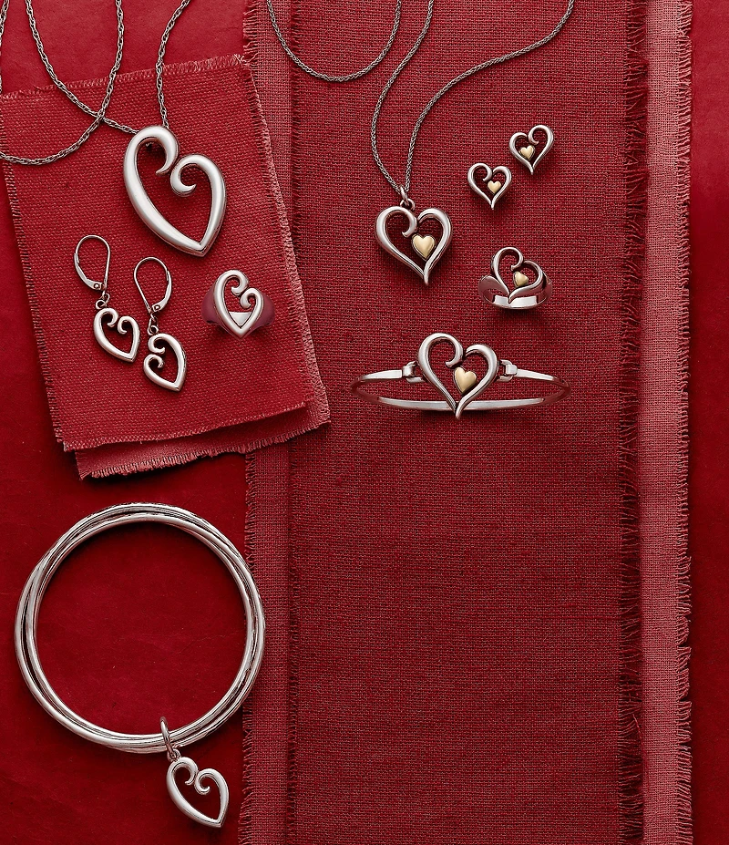 James Avery Joy of My Heart Sterling Silver and 14K Gold Ring