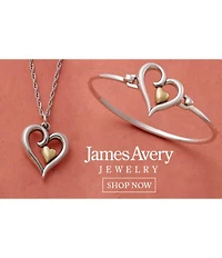 James Avery Joy of My Heart Sterling Silver and 14K Gold Ring
