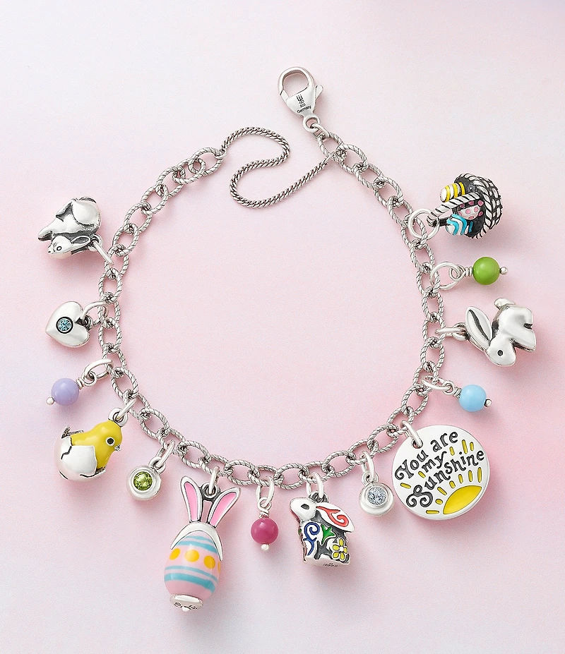 James Avery Keepsake Heart Birthstone with Gem Charm
