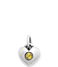 James Avery Keepsake Heart Birthstone with Gem Charm