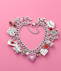 James Avery Keepsake Heart Birthstone with Gem Charm