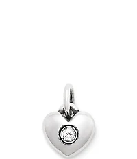 James Avery Keepsake Heart Birthstone with Lab-Created Gem Charm