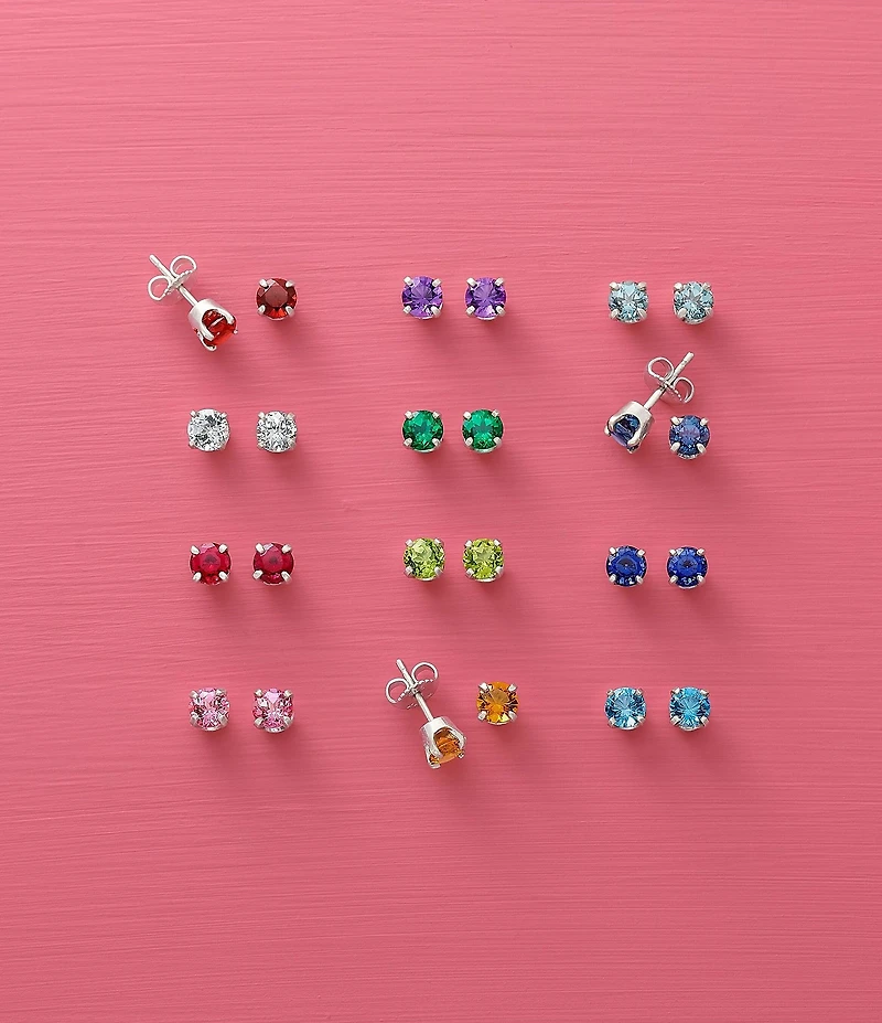 James Avery Lab-Created Birthstone Ear Posts