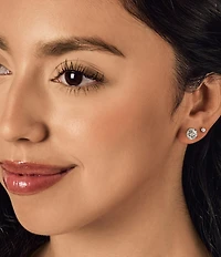 James Avery Lab-Created White Sapphire Stud Earrings