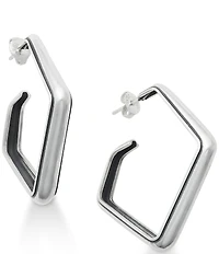James Avery Large Geometric Hoop Earrings