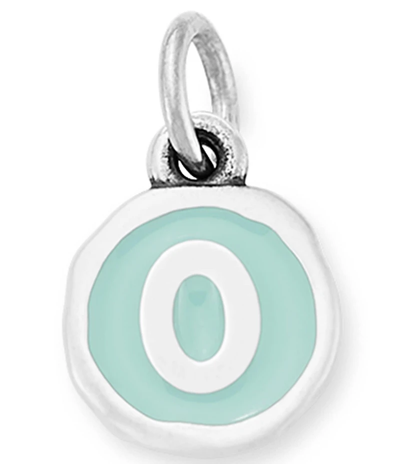 James Avery Light Blue Enamel Initial Charm