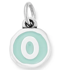 James Avery Light Blue Enamel Initial Charm