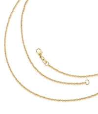 James Avery 14K Gold/Sterling Silver Light Cable Chain