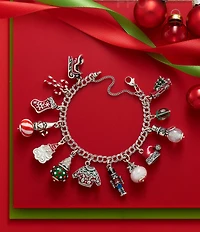 James Avery Light Double Curb Charm Bracelet