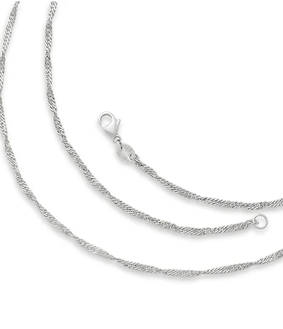 James Avery Light Twisted Curb Chain Necklace