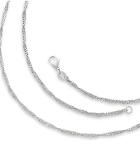 James Avery Light Twisted Curb Chain Necklace