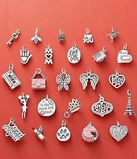 James Avery Little Sister Heart Charm