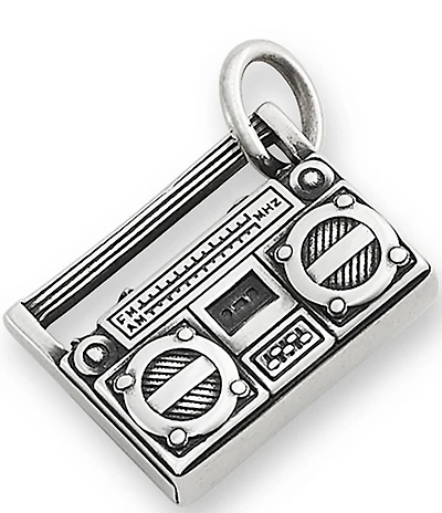 James Avery Live Life Loud Boombox Charm