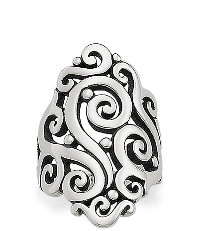James Avery Sterling Silver Long Sorrento Ring