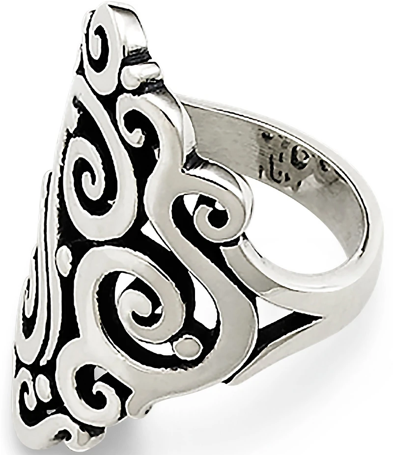 James Avery Sterling Silver Long Sorrento Ring
