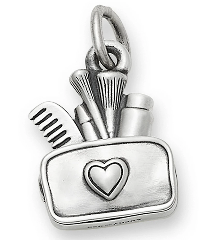 James Avery Love My Makeup Heart Bag Charm