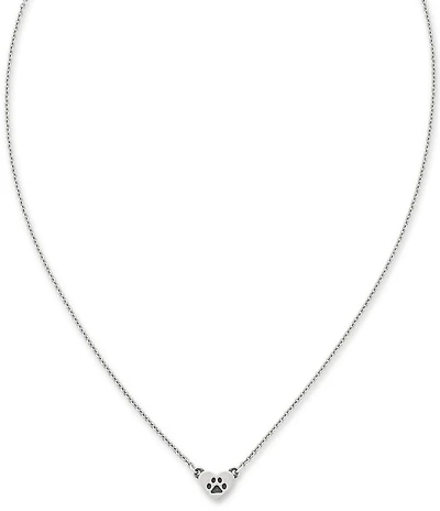 James Avery Love My Pet Heart Short Pendant Necklace