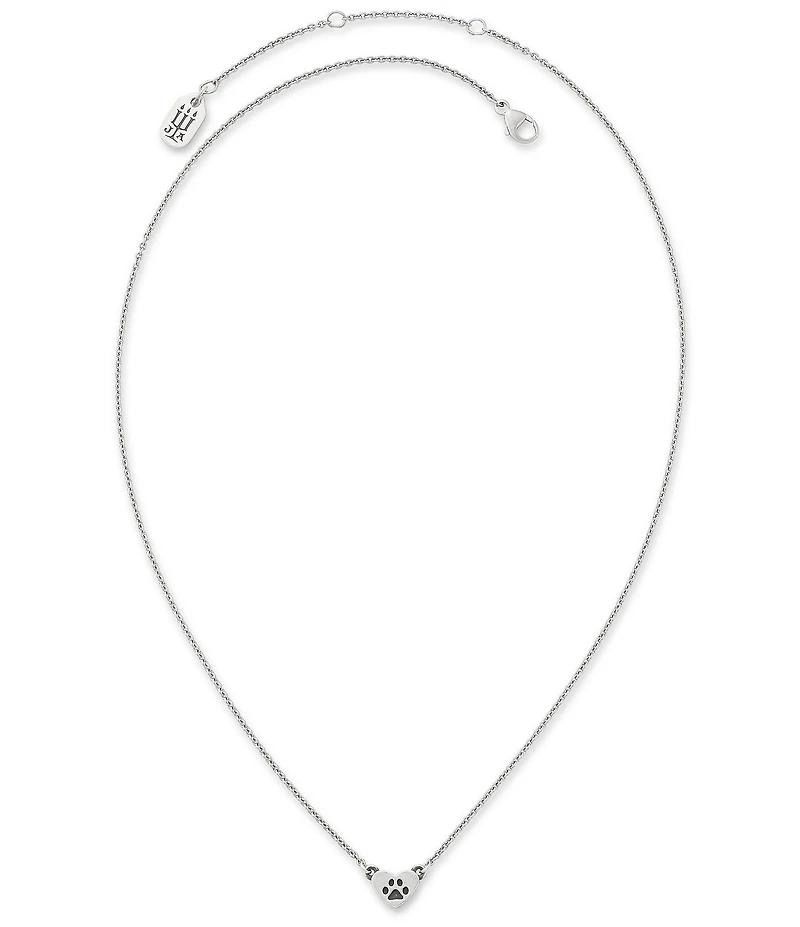 James Avery Love My Pet Heart Short Pendant Necklace