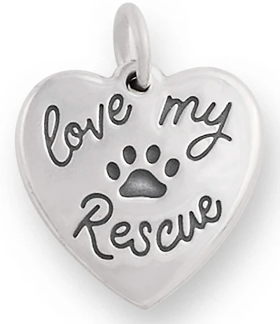 James Avery Love My Rescue Heart Charm