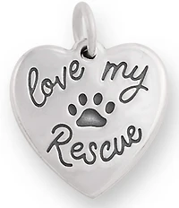 James Avery Love My Rescue Heart Charm