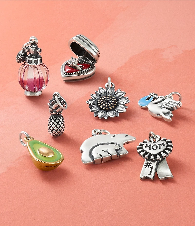 James Avery Love Potion Art Novelty Glass Charm