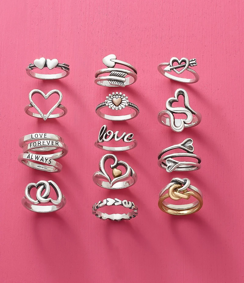 James Avery Love Script Ring