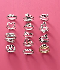 James Avery Love Script Ring