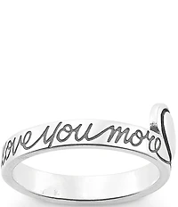 James Avery Love You More Ring