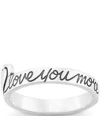 James Avery Love You More Ring