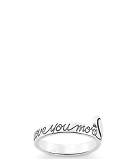 James Avery Love You More Heart Ring