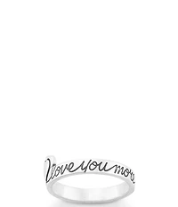 James Avery Love You More Heart Ring