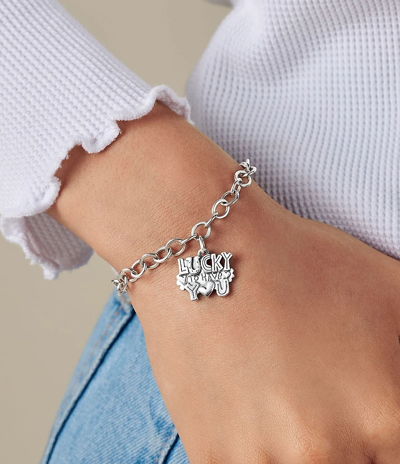 James Avery Lucky to Have You Heart Charm