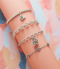 James Avery Margarita Flower Line Bracelet