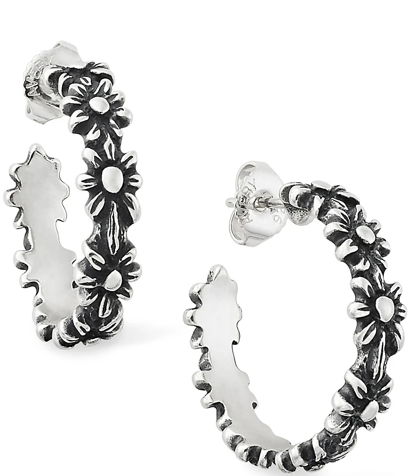 James Avery Margarita Large Hoop Ear Posts