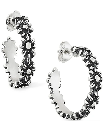 James Avery Margarita Large Hoop Ear Posts