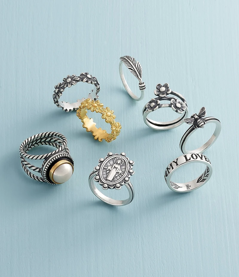 James Avery Margarita Collection Floral Ring