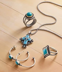 James Avery Marjan Sterling Silver Turquoise Ring