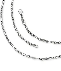 James Avery Medium Cable Figaro Chain Necklace