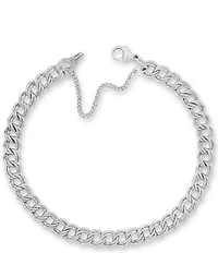 James Avery Medium Double Curb Chain Charm Bracelet