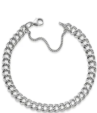 James Avery Medium Double Curb Chain Charm Bracelet