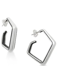 James Avery Medium Geometric Hoop Earrings