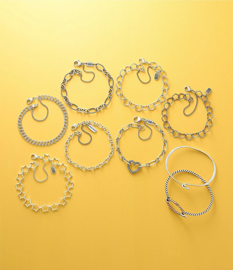James Avery Medium Twist Charm Bracelet