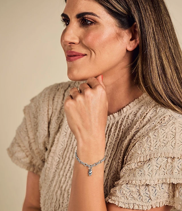 James Avery Medium Twist Charm Bracelet Liberty Center