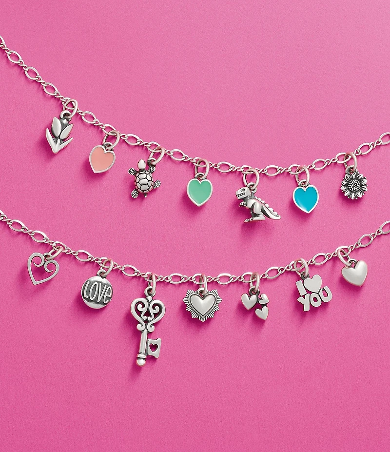 James Avery Medium Twist Charm Chain Necklace