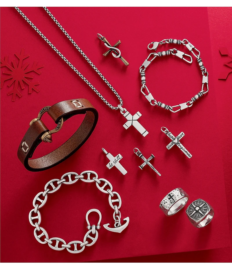 James Avery Men's Mark Of the Cross Ring