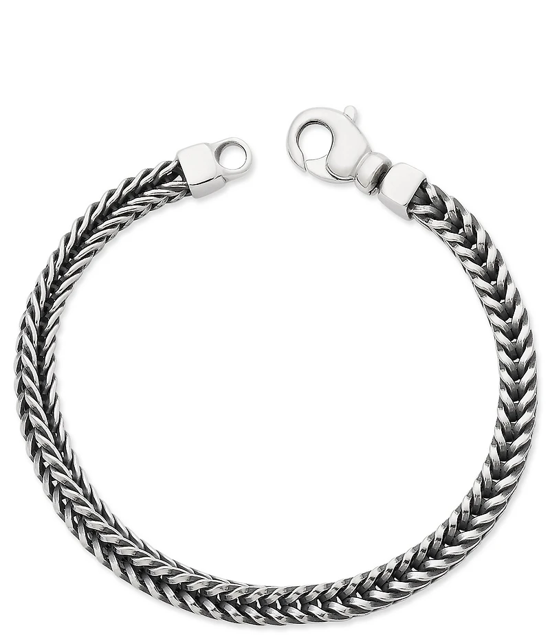 James Avery Men's Square Foxtail Bracelet