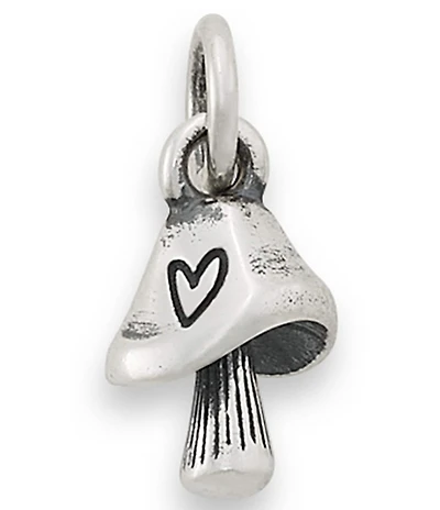 James Avery Mini Mushroom With Heart Charm