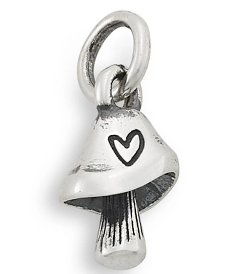 James Avery Mini Mushroom With Heart Charm